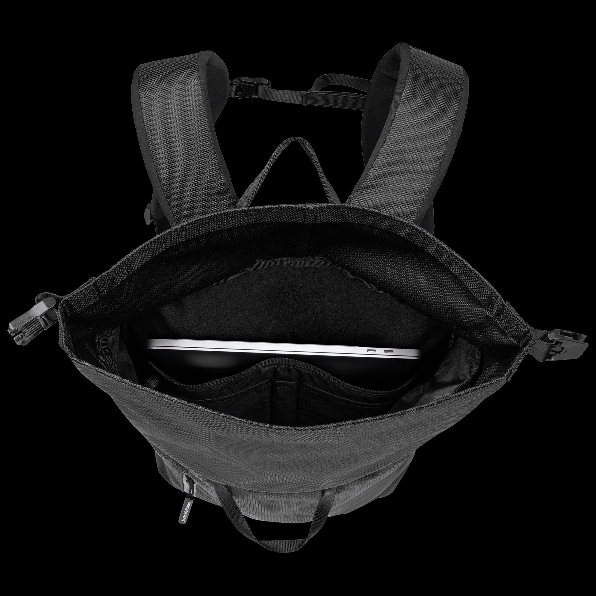 HELSINKI ROLLTOP - ultra black - ONE SIZE