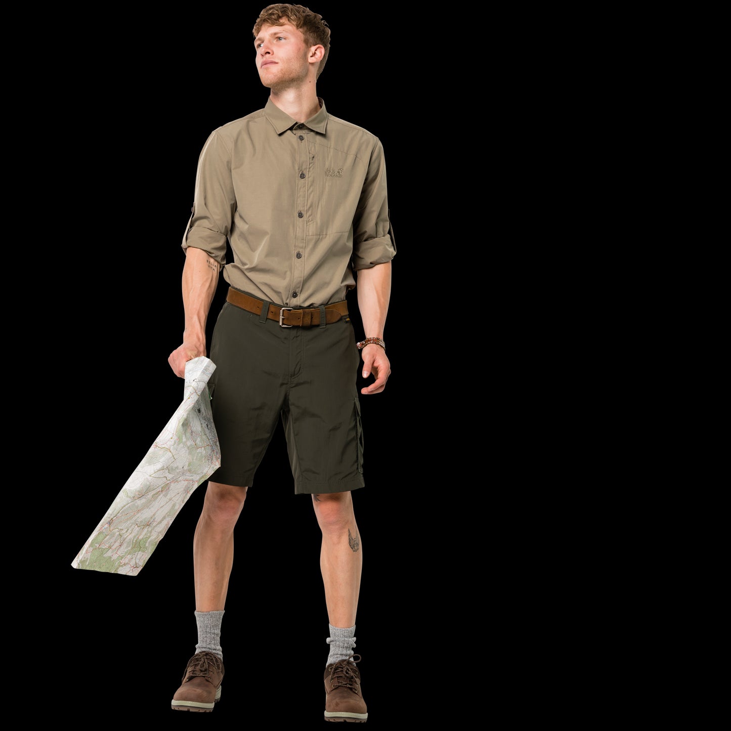 LAKESIDE ROLL-UP SHIRT M - sand dune - XXL