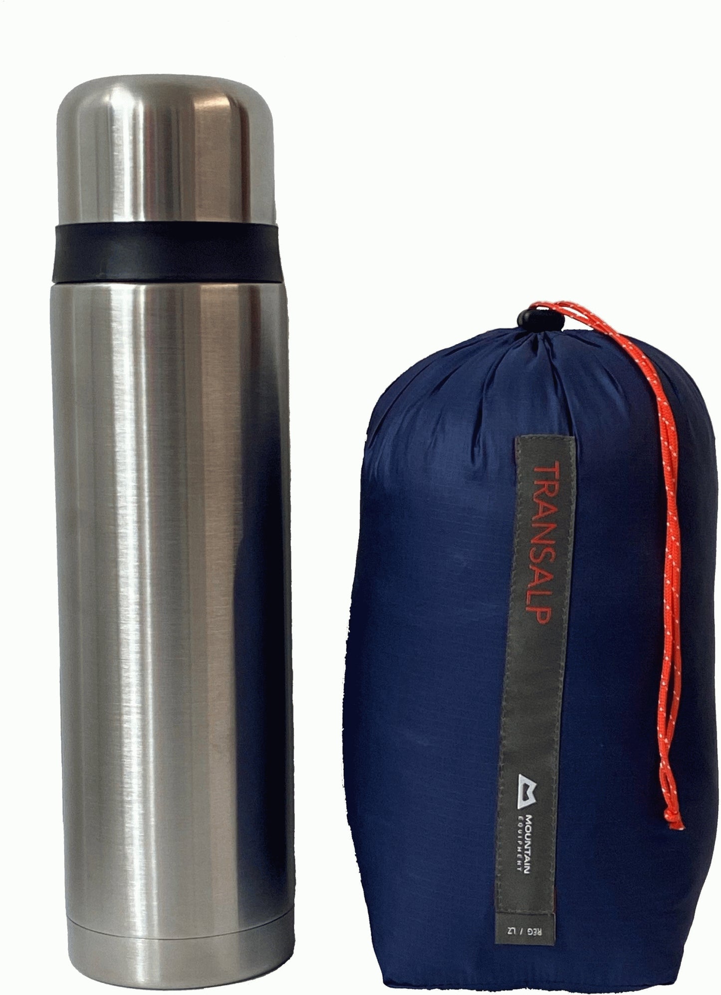 Transalp long - medieval/lapis blue - left zip