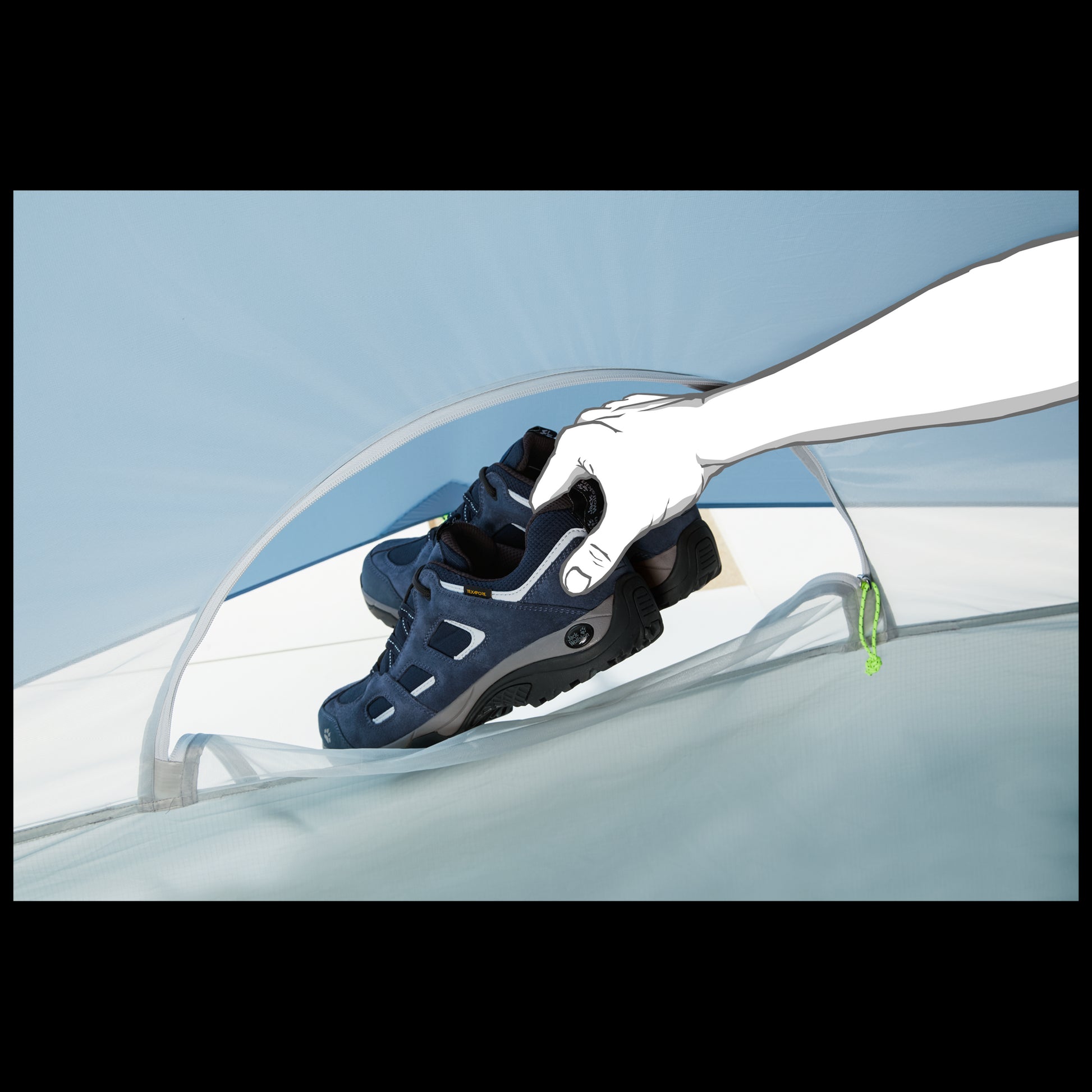 EXOLIGHT I - steel blue - ONE SIZE