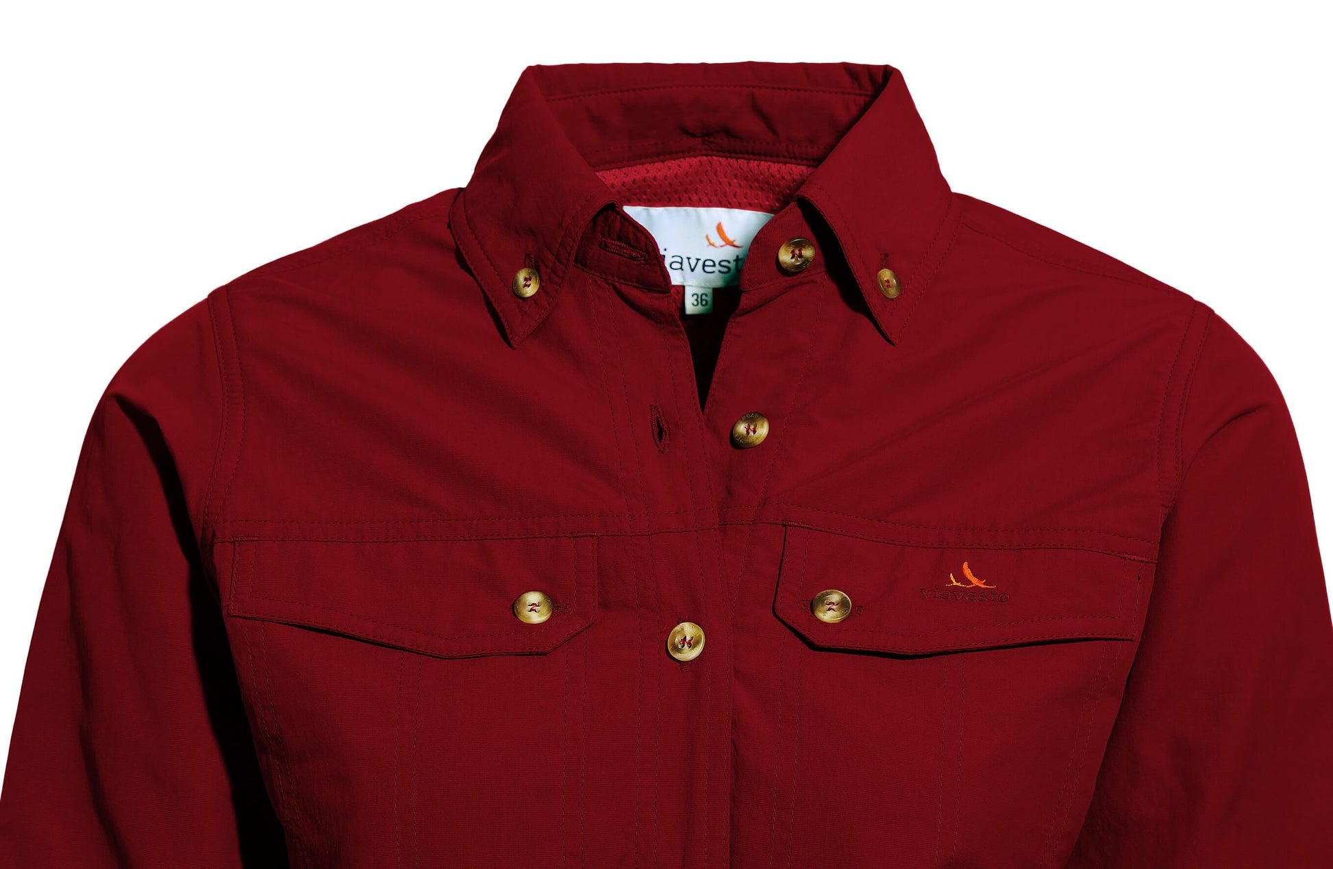 Damenhemd Sra. Cabral - Rot - 36 Damen