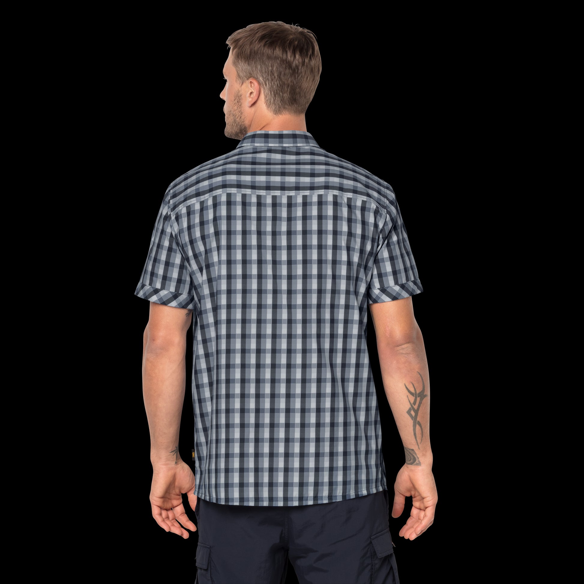 NAPO RIVER SHIRT - pebble grey checks - XXL