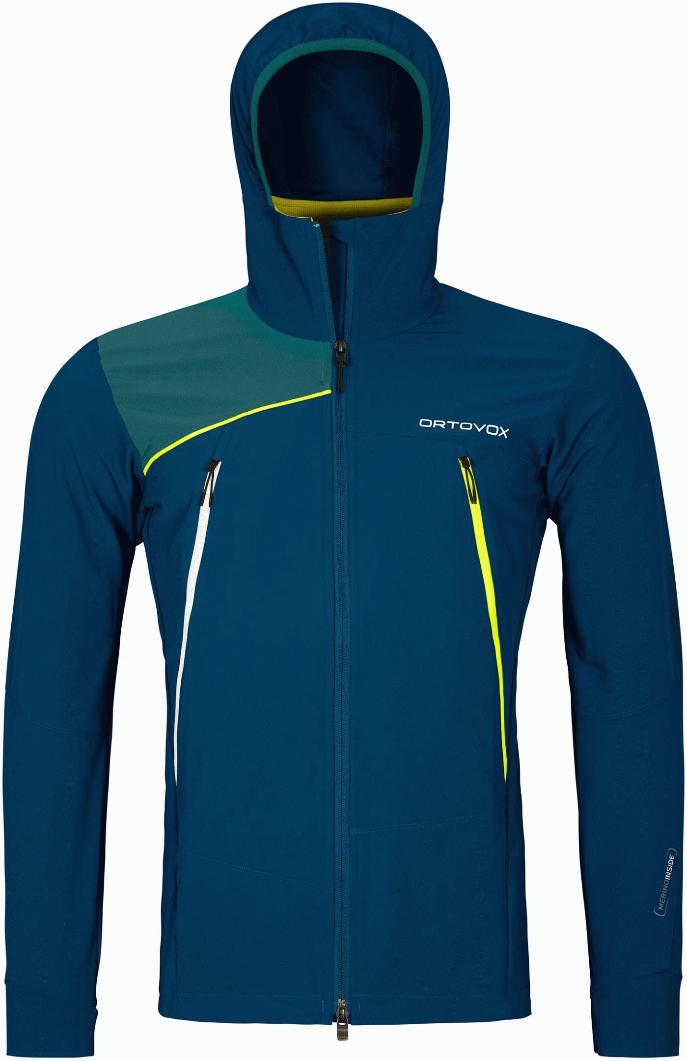 Pala Hooded Jacket M - petrol blue - S