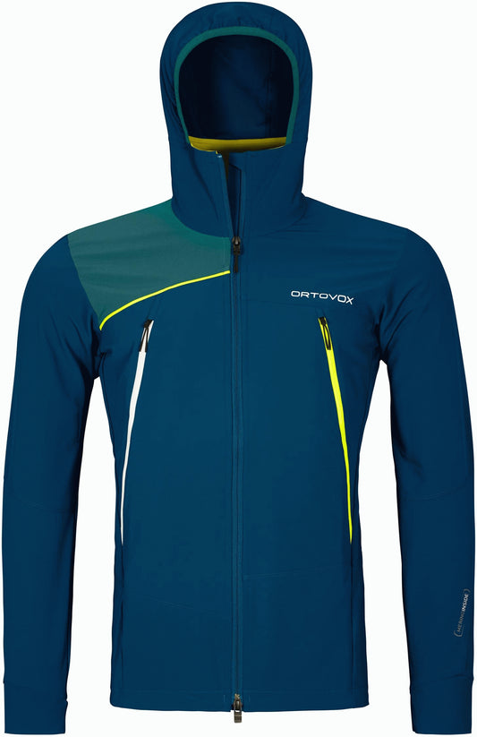 Pala Hooded Jacket M - petrol blue - S