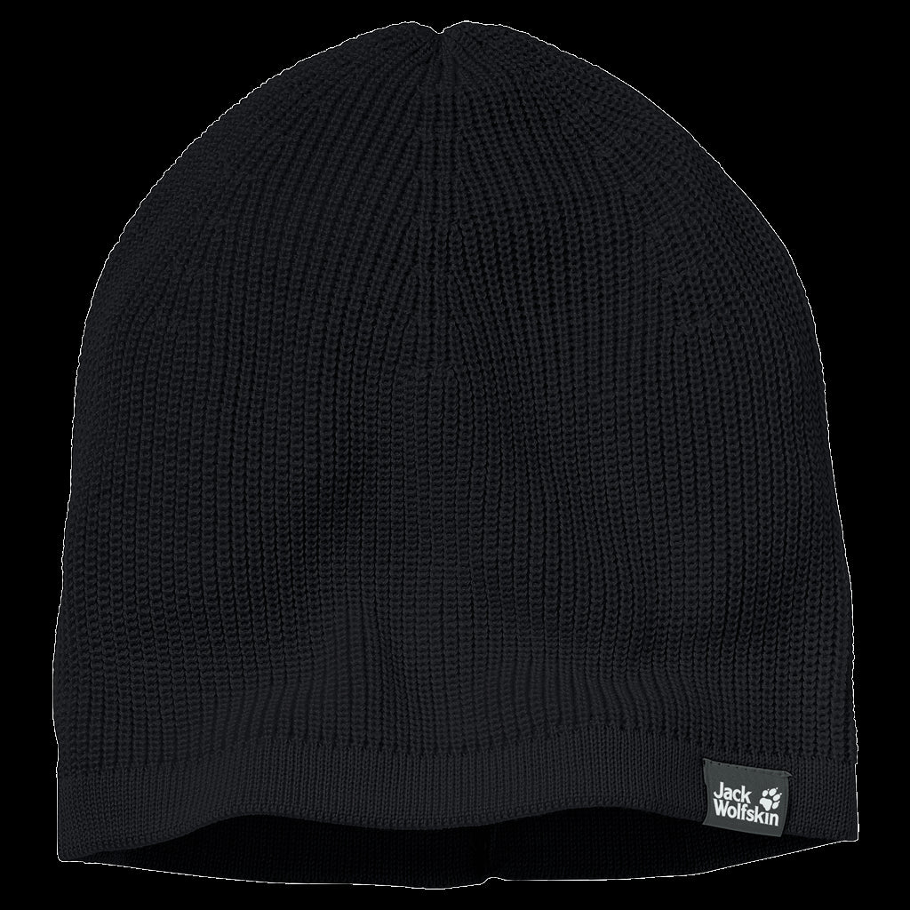 REAL KNIT BEANIE - Black - ONE SIZE (55-59CM)