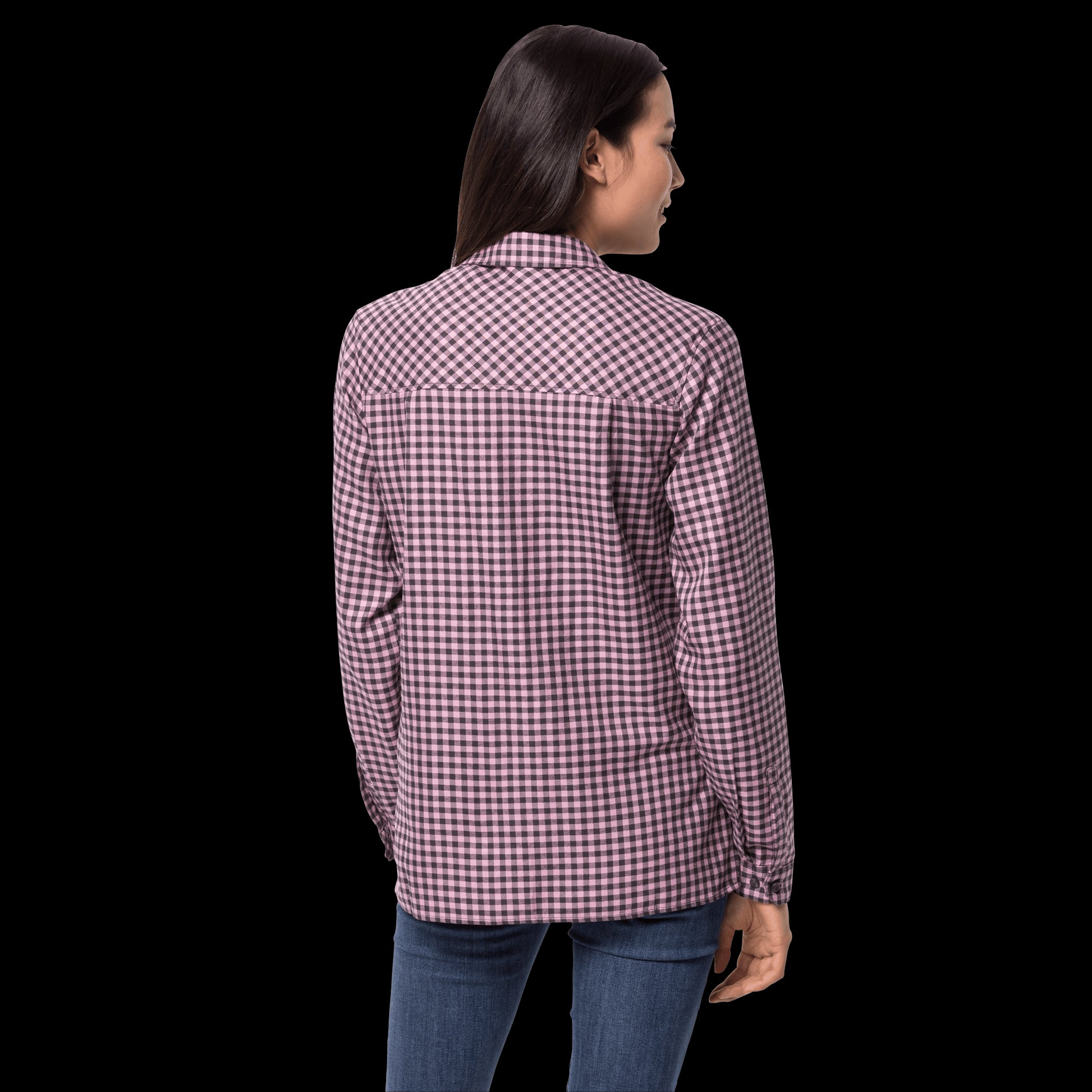 RIVER TOWN SHIRT W - dusty pink checks - XS