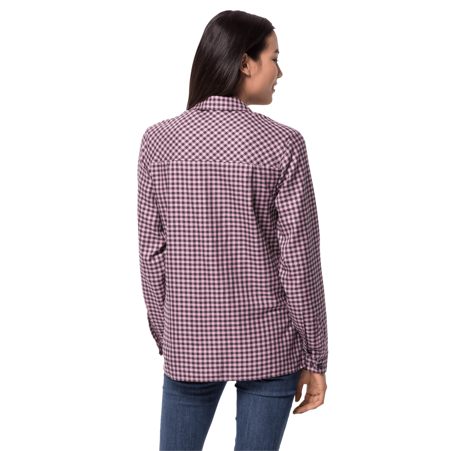 RIVER TOWN SHIRT W - dusty pink checks - XS