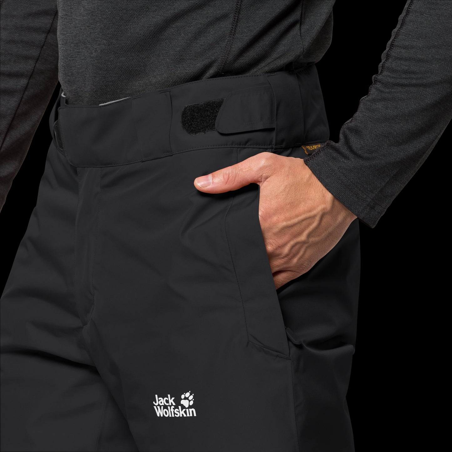 POWDER MOUNTAIN PANTS M - Black - 94