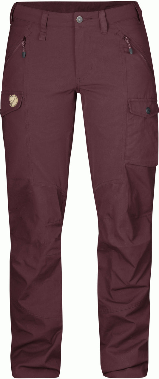 Nikka Trousers Curved - dark garnet - 34 Damen
