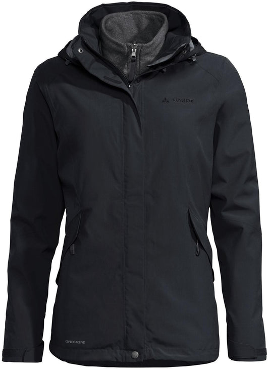 Wo Rosemoor 3in1 Jacket - Black - 42 Damen
