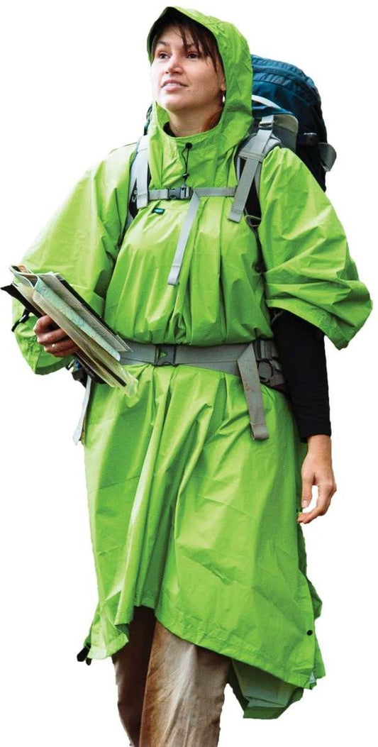 70D Tarp Poncho - green - -