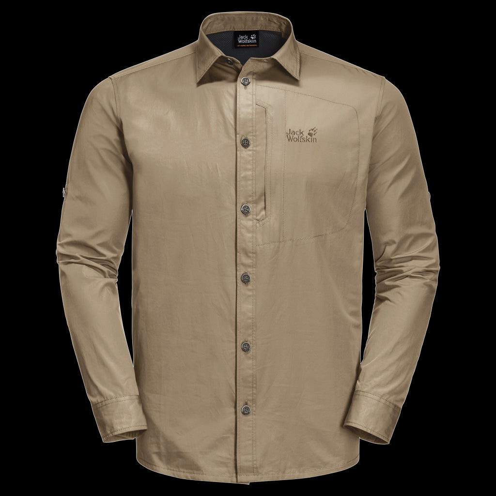 LAKESIDE ROLL-UP SHIRT M - sand dune - XXL