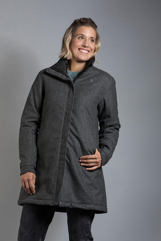 Vejr W's Coat - Pebble Grey - 34 Damen