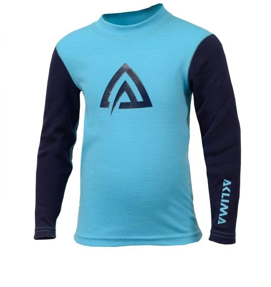 WW Crew Neck Children - river blue/peacoat - 90