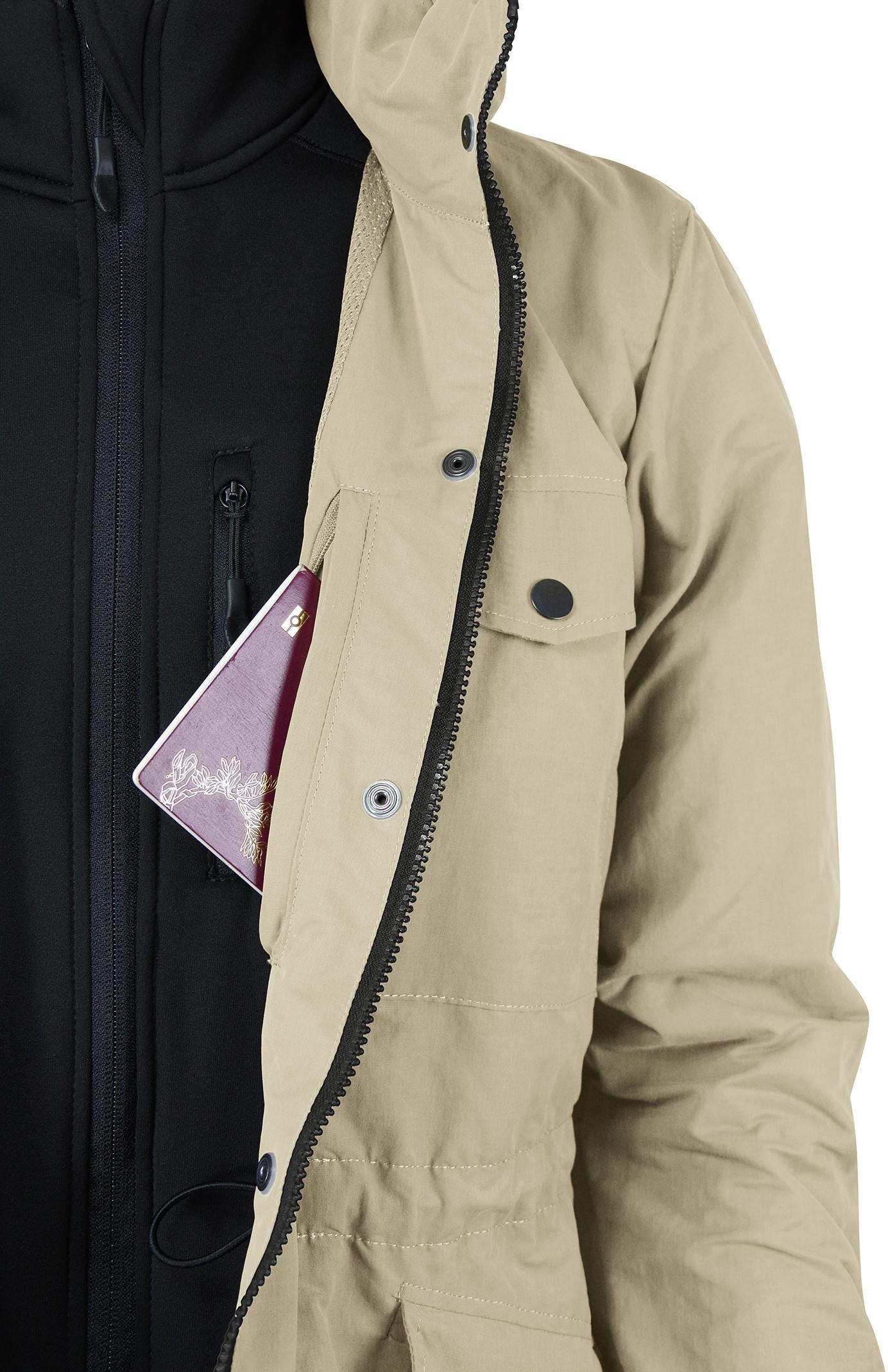 Eanes Herren Jacke - Sand - 48 Herren