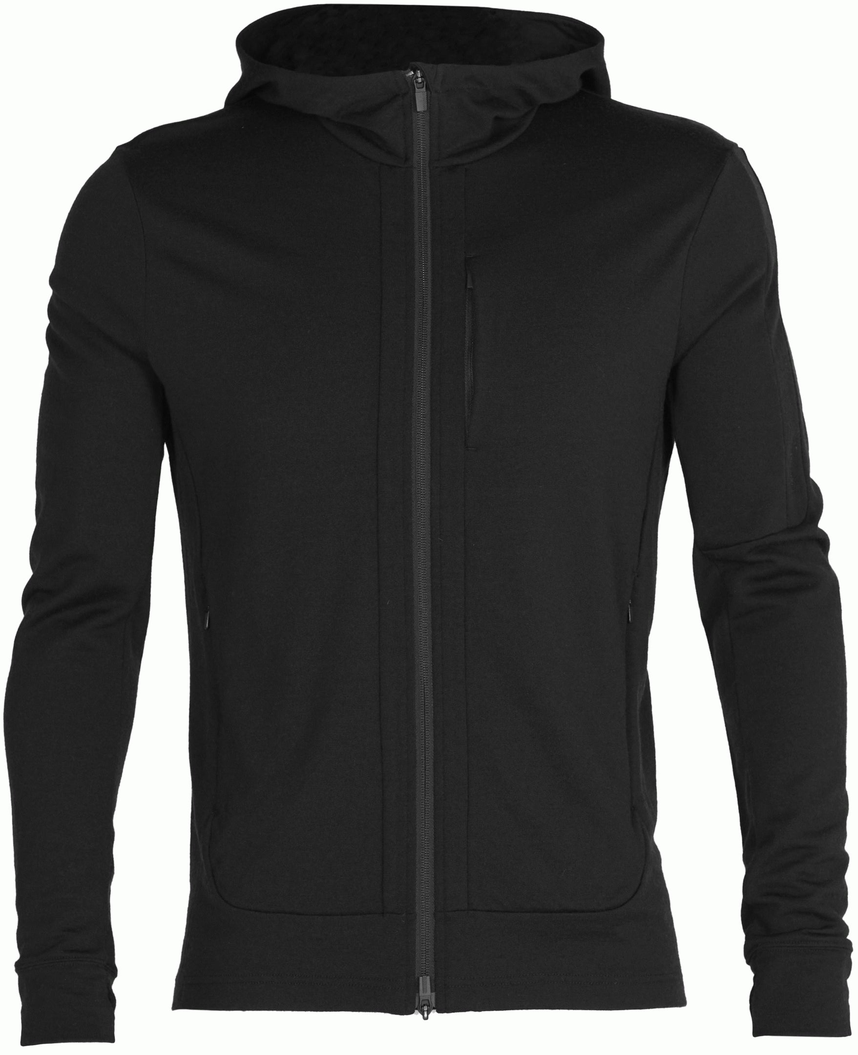 Quantum III LS Zip Hoodie - black - S