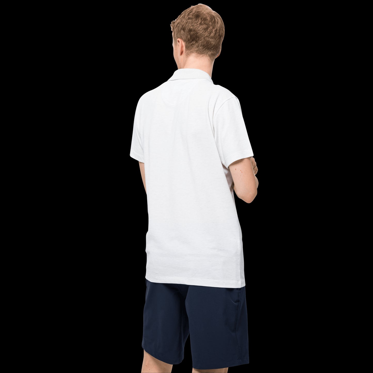 PIQUE POLO MEN - white rush - XXL