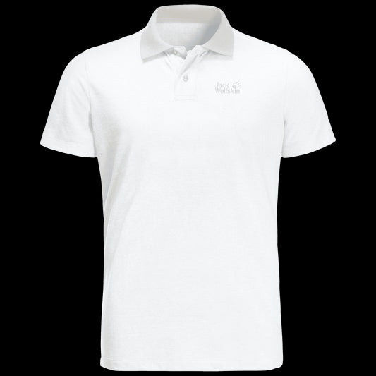 PIQUE POLO MEN - white rush - XXL