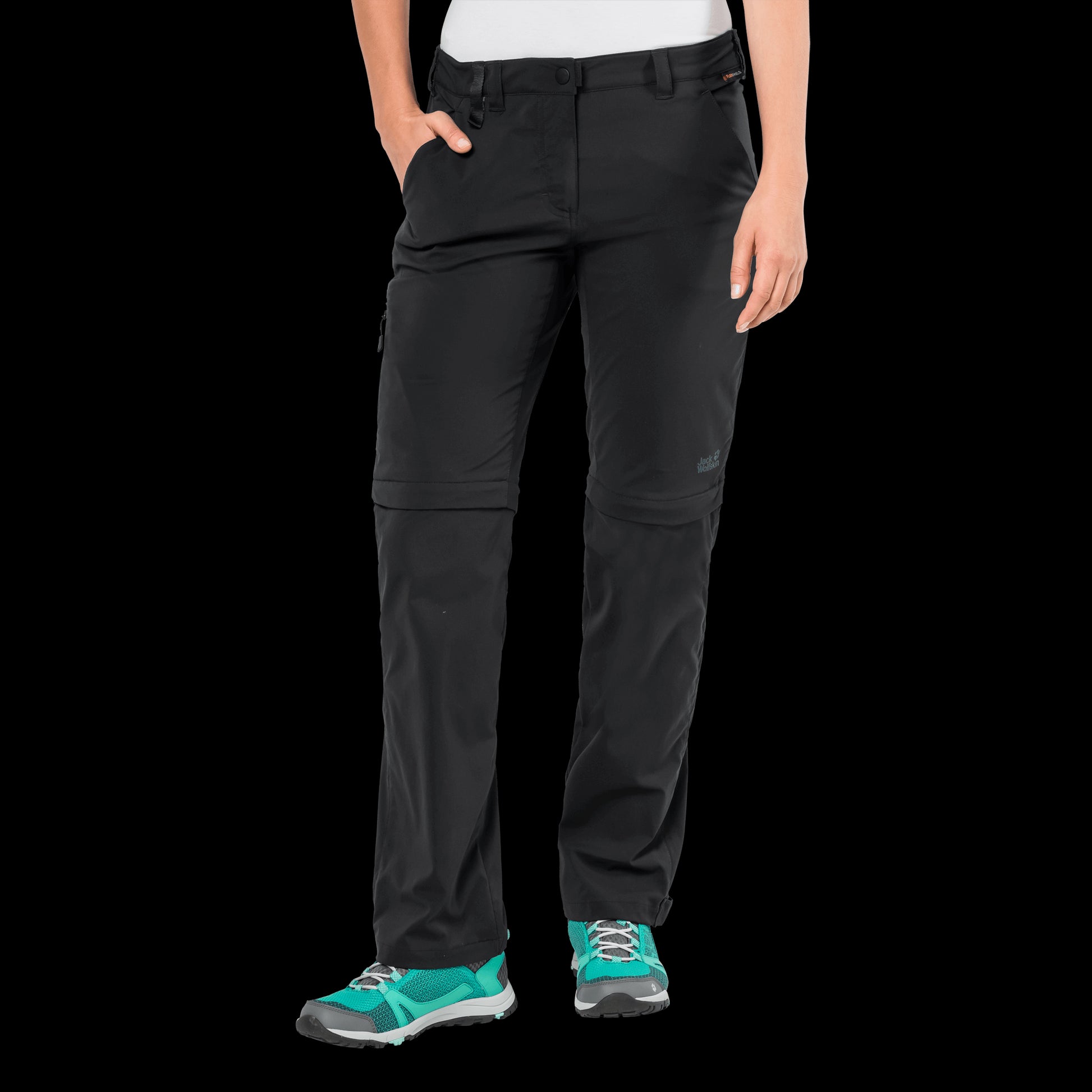 ACTIVATE LIGHT ZIP OFF WOMEN - Black - 42