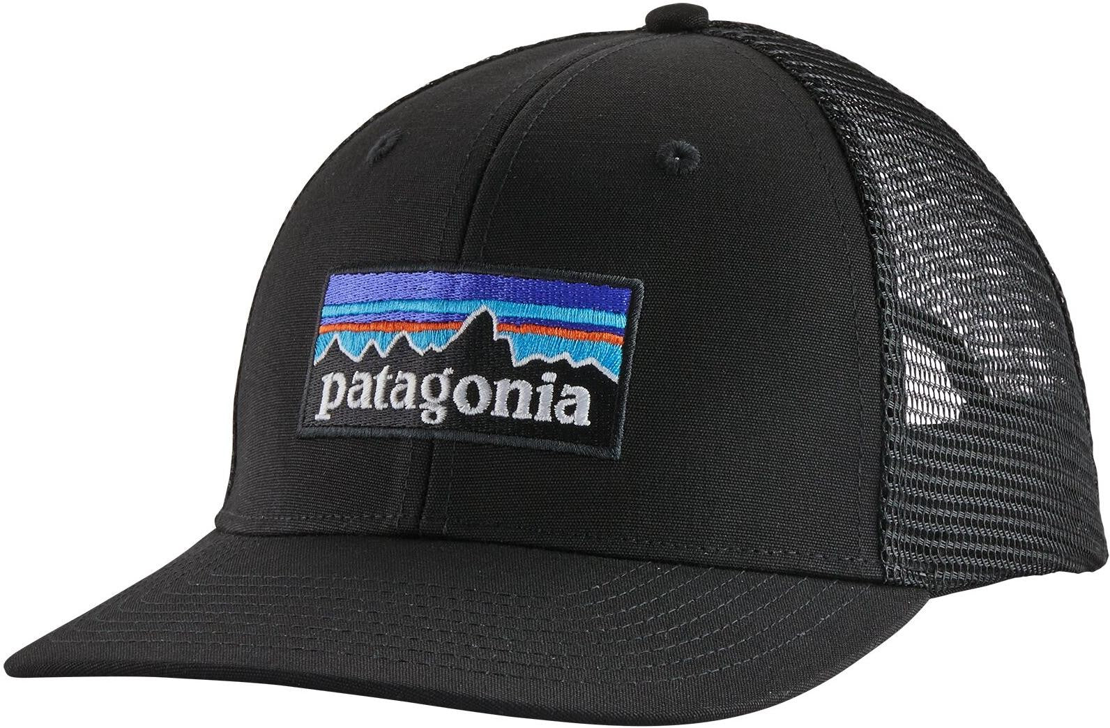 P-6 Logo Trucker Hat - Black - -