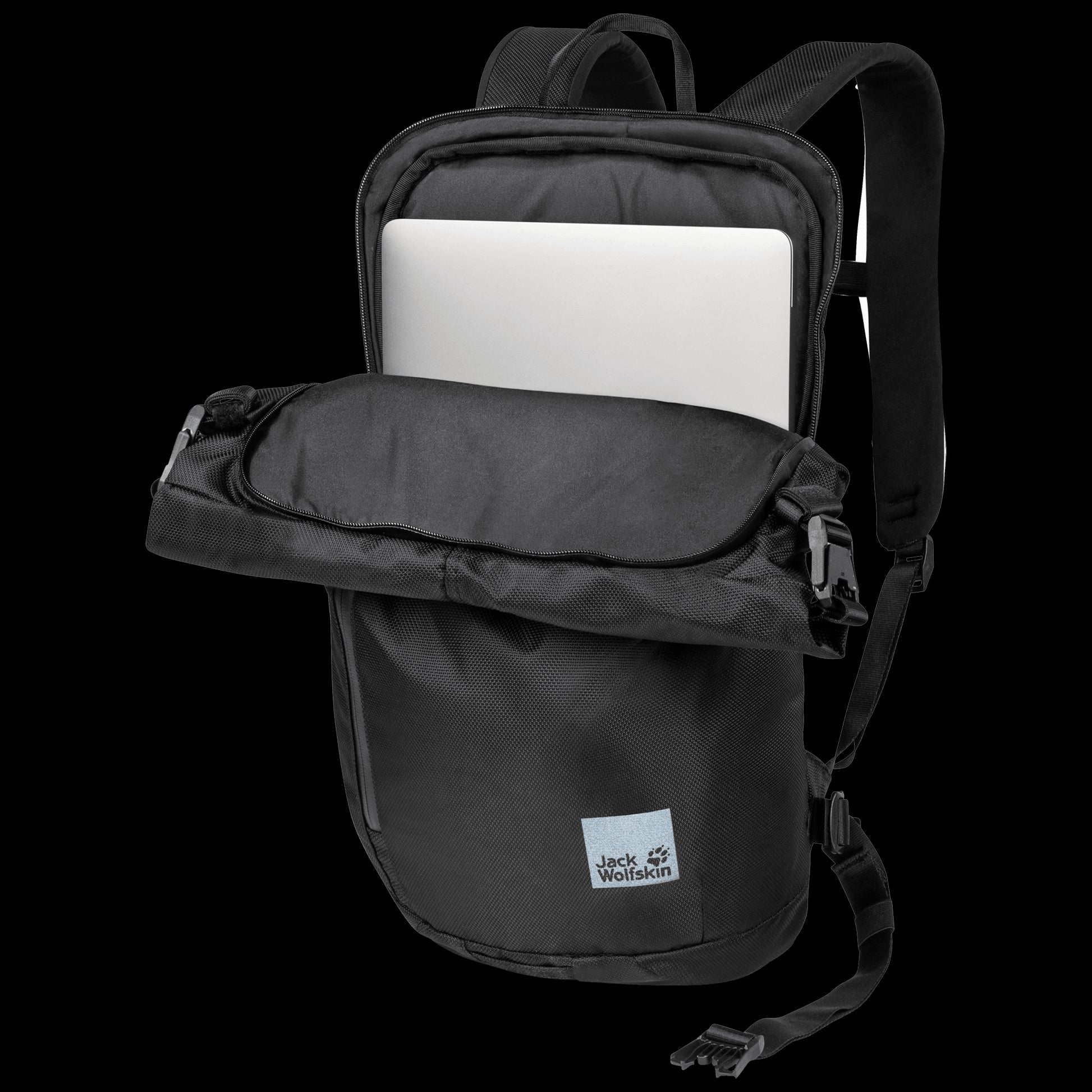 HELSINKI ROLLTOP - ultra black - ONE SIZE