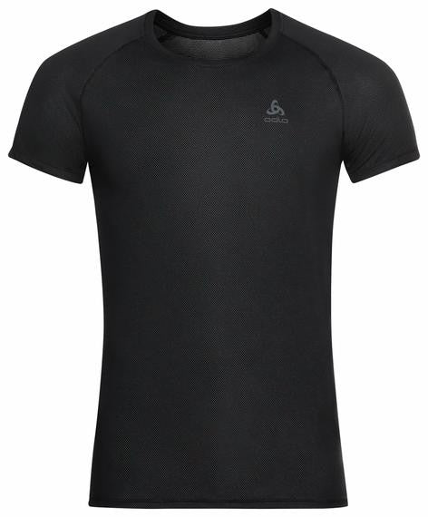 Fitted Crew Neck S/S M's - Black - S