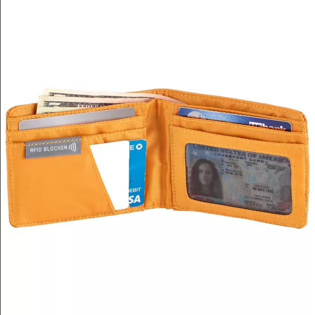 RFID Bi-Fold Wallet - sahara yellow - -