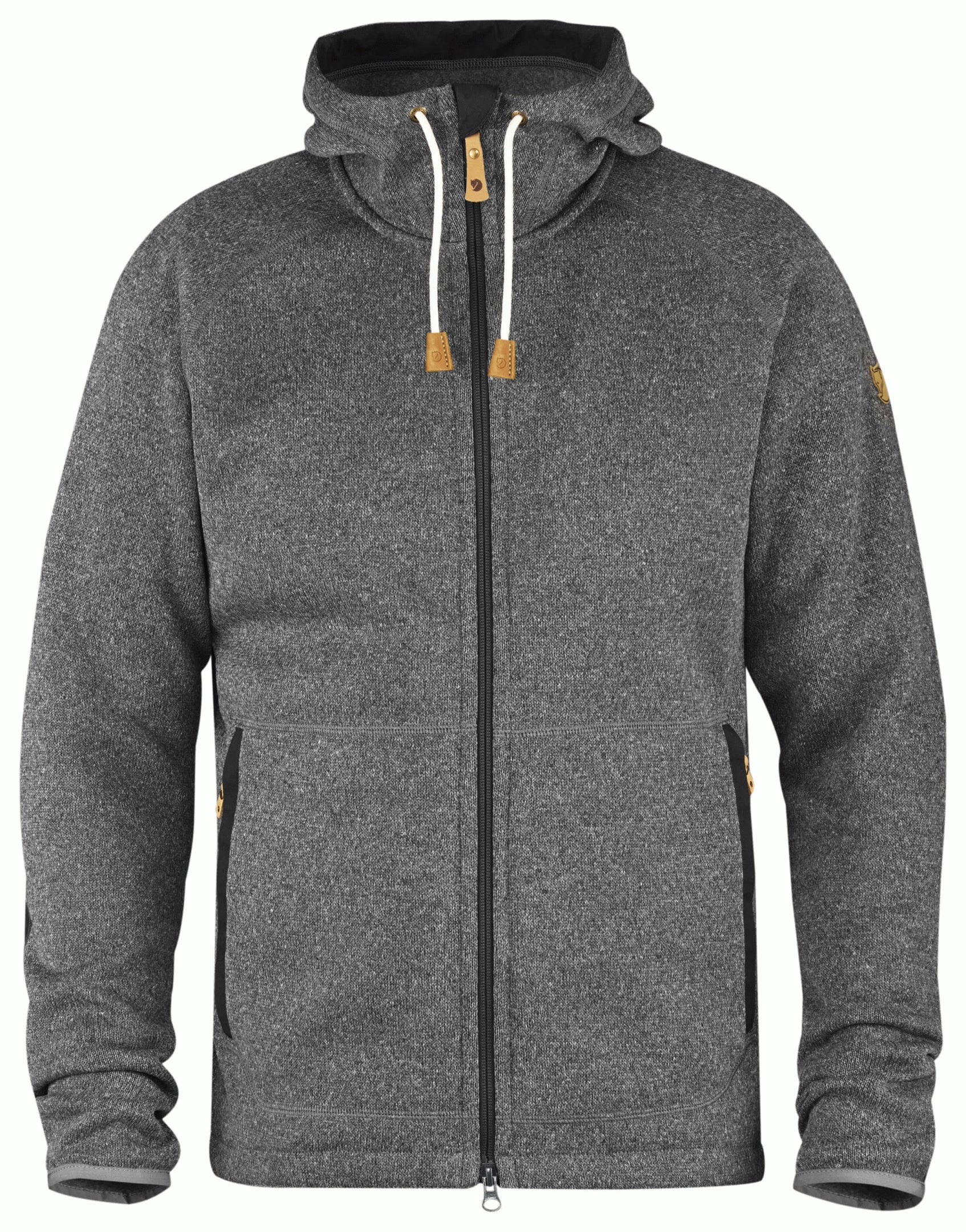 Övik Fleece Hoodie - dark grey - S