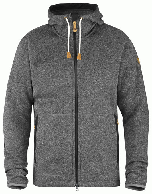 Övik Fleece Hoodie - dark grey - S