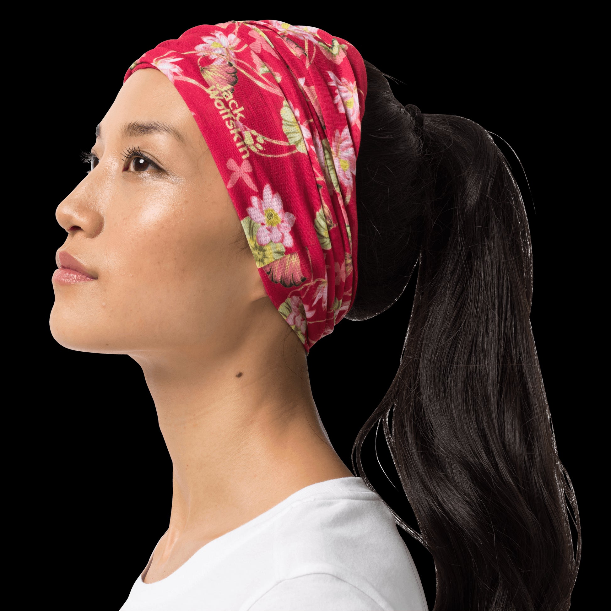 DECOR HEADGEAR - tulip red all over - ONE SIZE