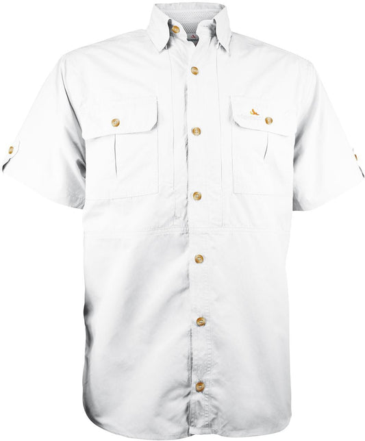 Eanes Herrenhemd Kurzarm - weiß - 48 Herren