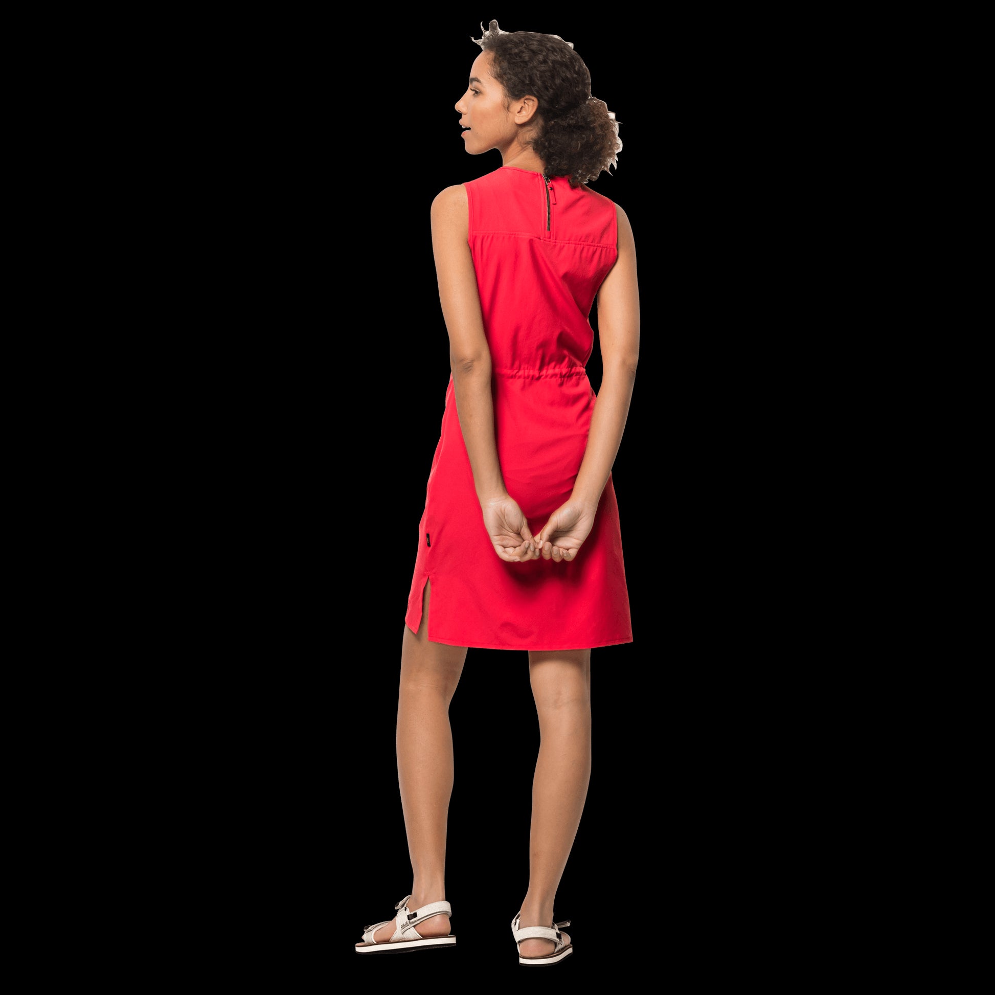 TIOGA ROAD DRESS - tulip red - S