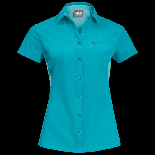 PEAK SHIRT W - dark aqua - S