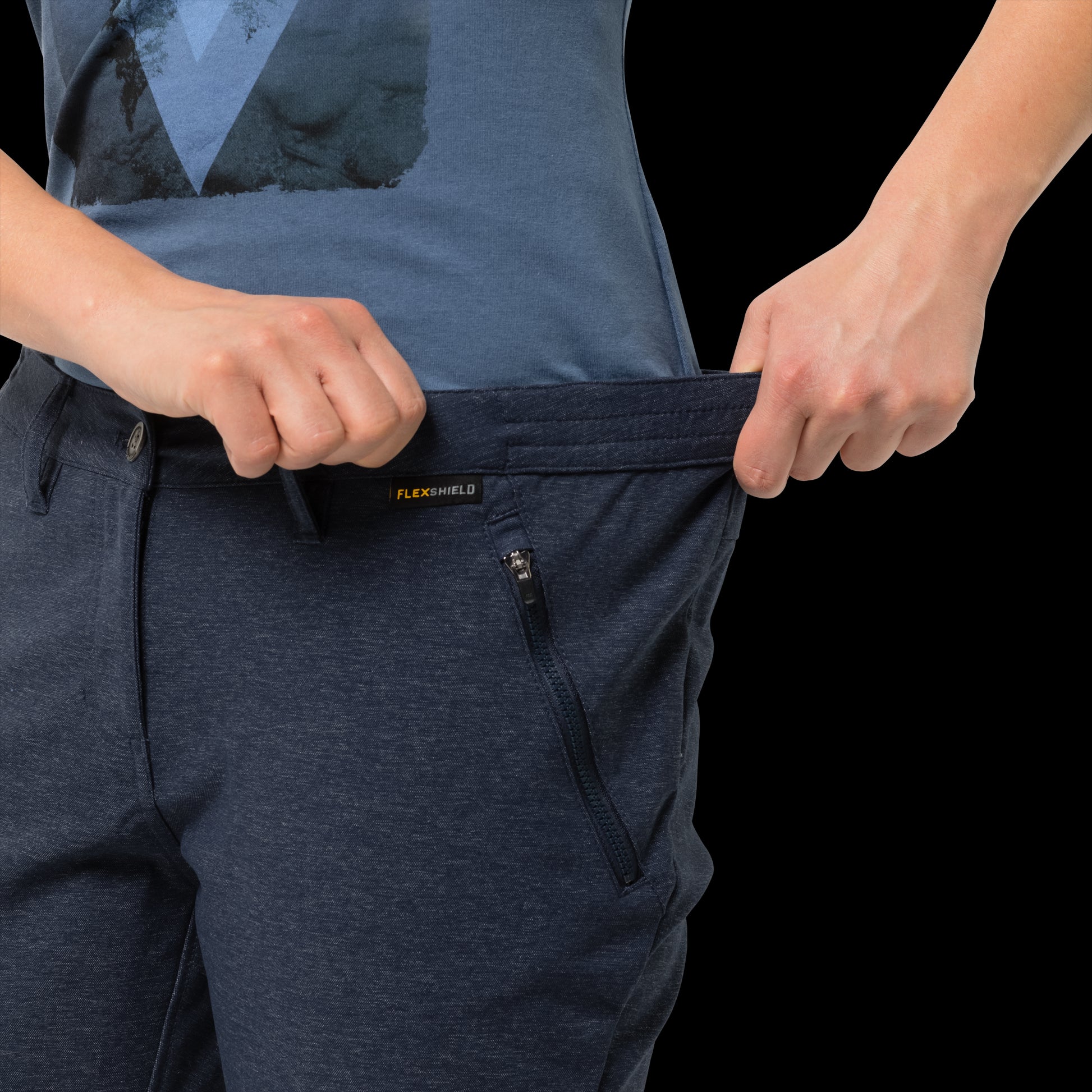 WINTER TRAVEL PANTS WOMEN - Midnight Blue - 19