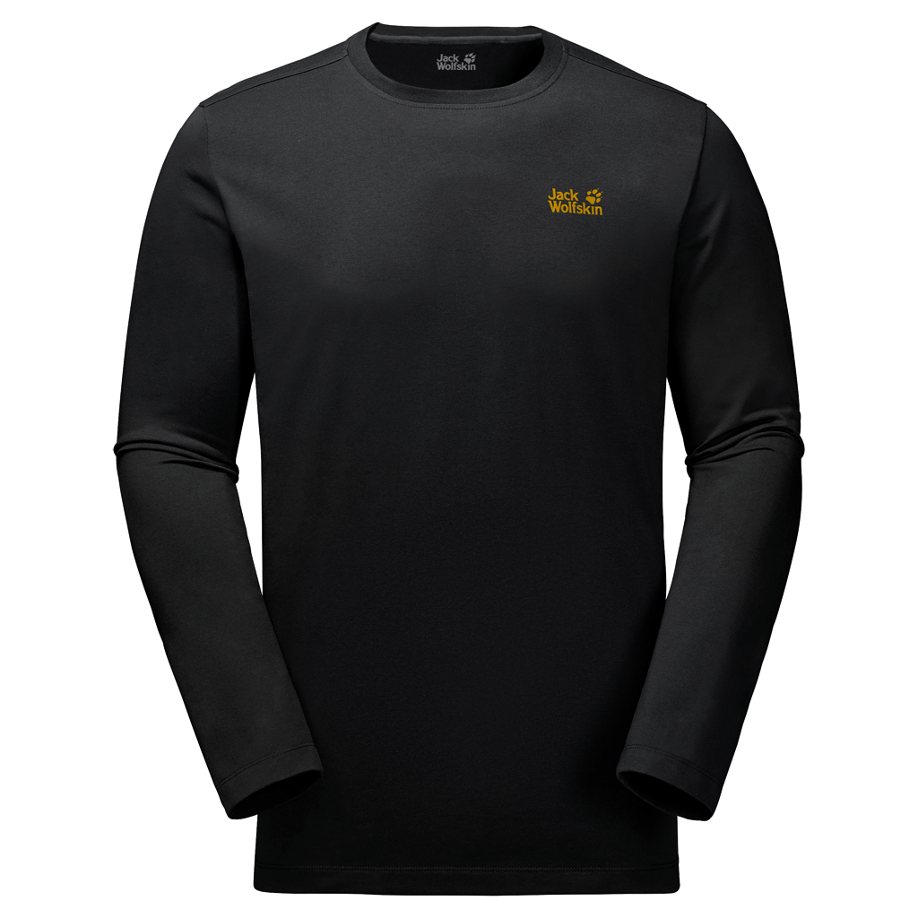 ESSENTIAL LONGSLEEVE MEN - Black - L