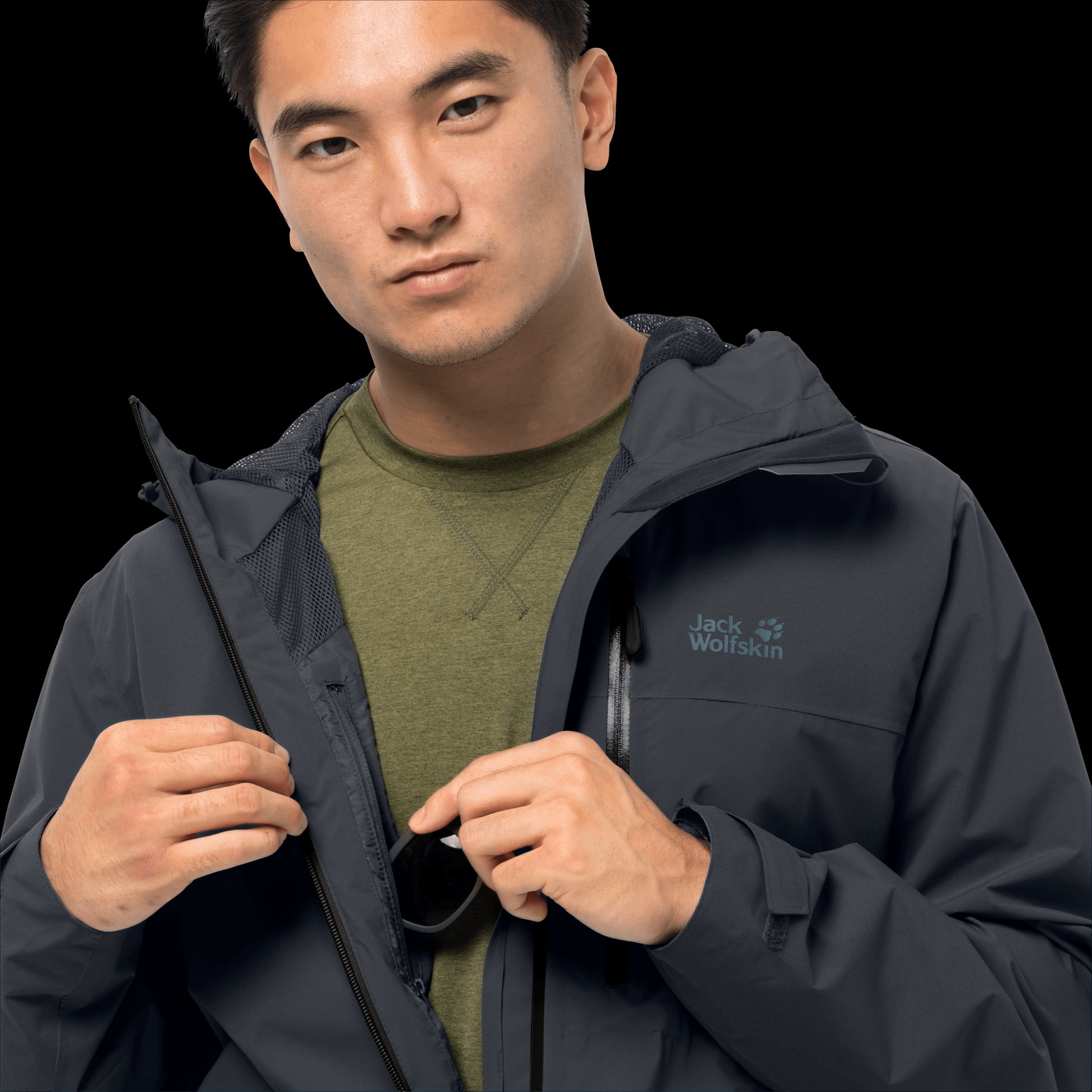 GO HIKE JACKET M - phantom - M