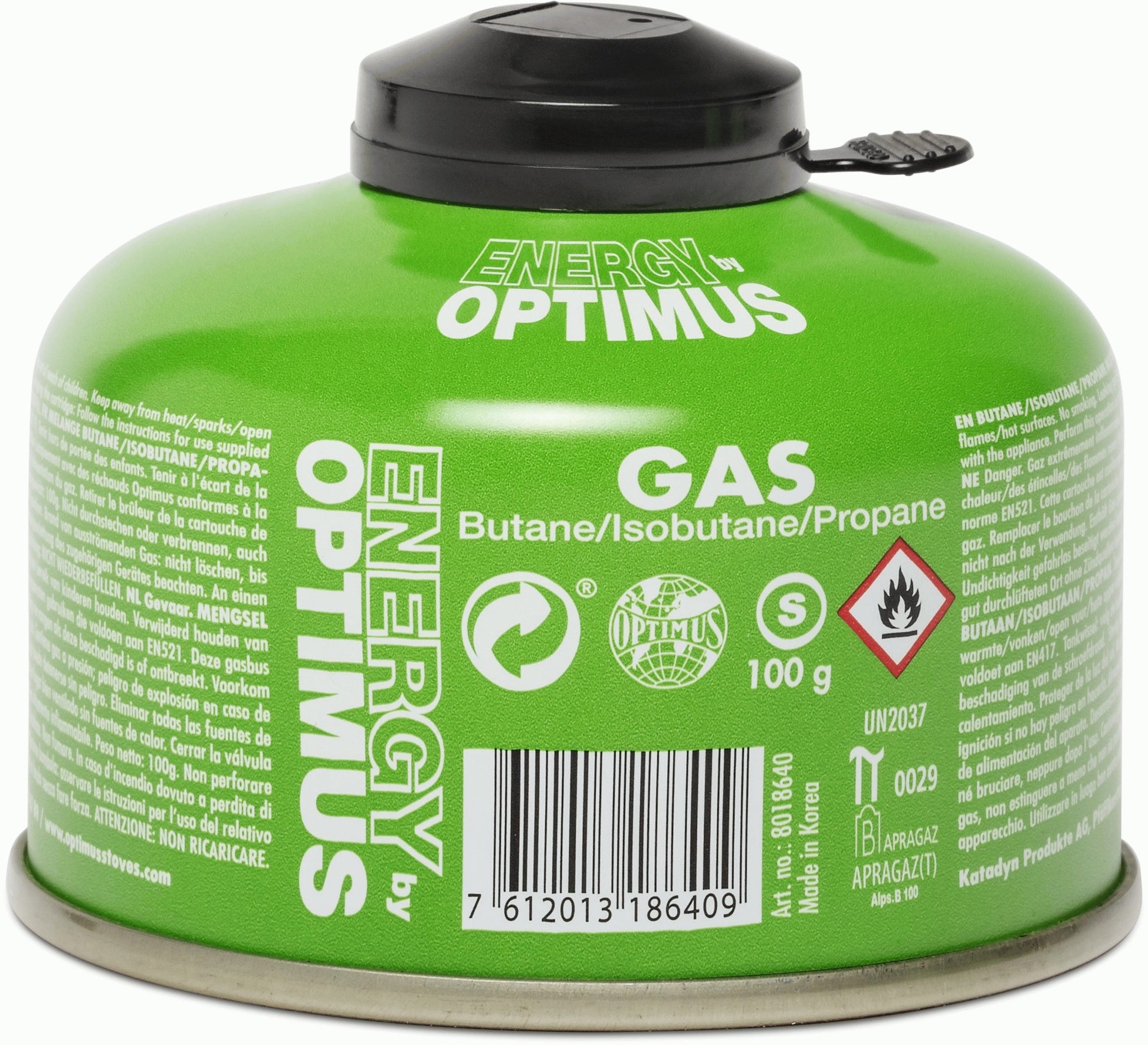 Gas 100g - Grün - -