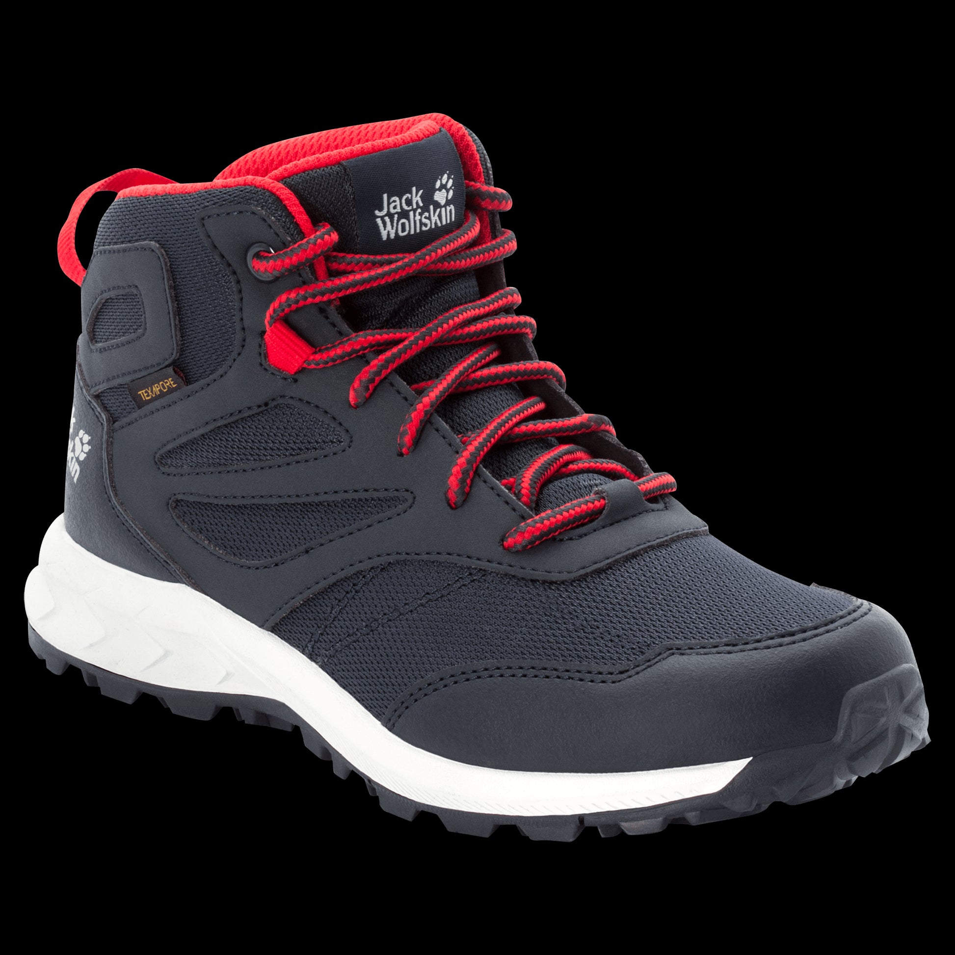 WOODLAND TEXAPORE MID K - night blue / red - 30