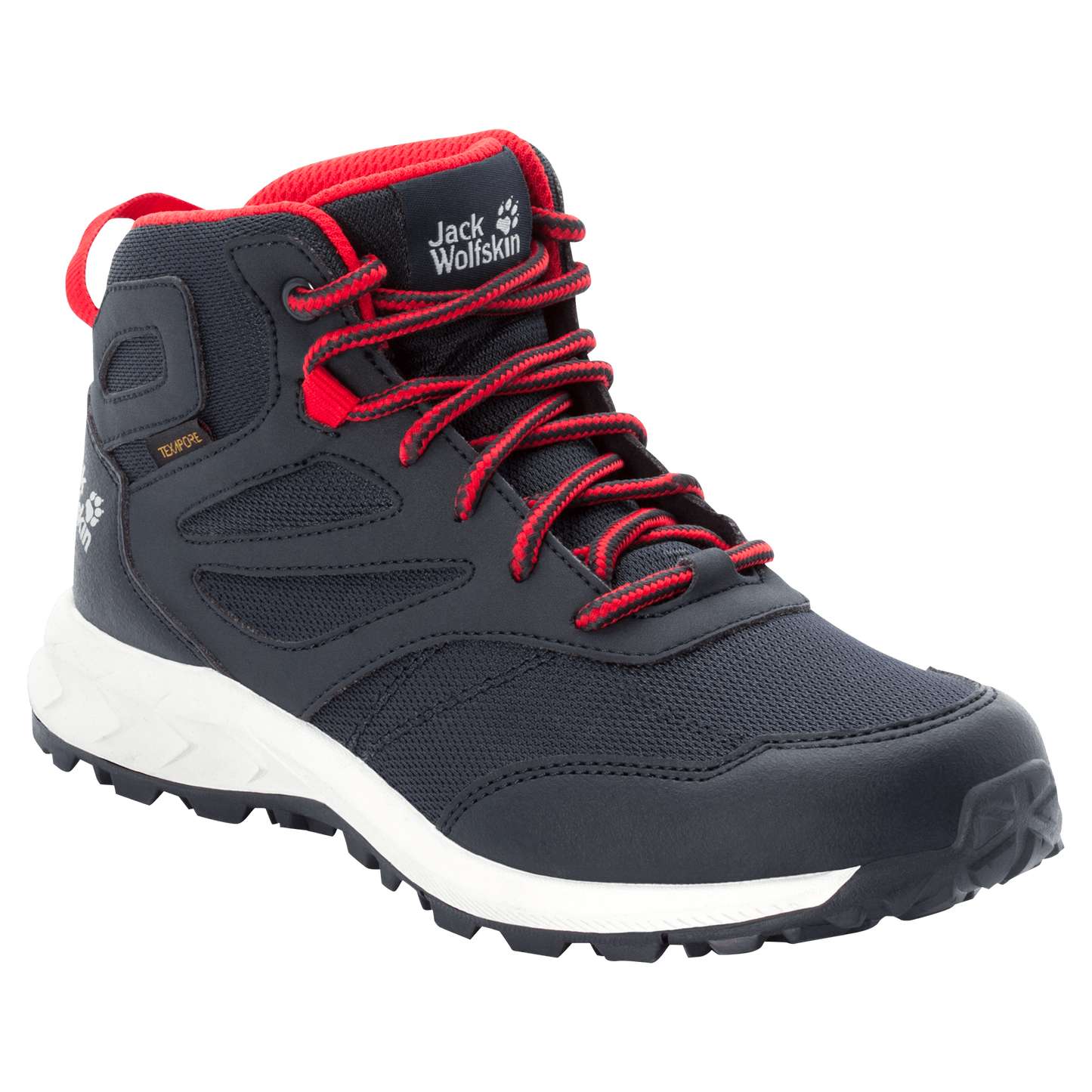 WOODLAND TEXAPORE MID K - night blue / red - 30