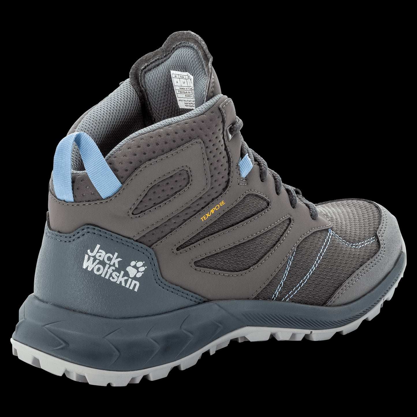 WOODLAND TEXAPORE MID W - grey / light blue - 6