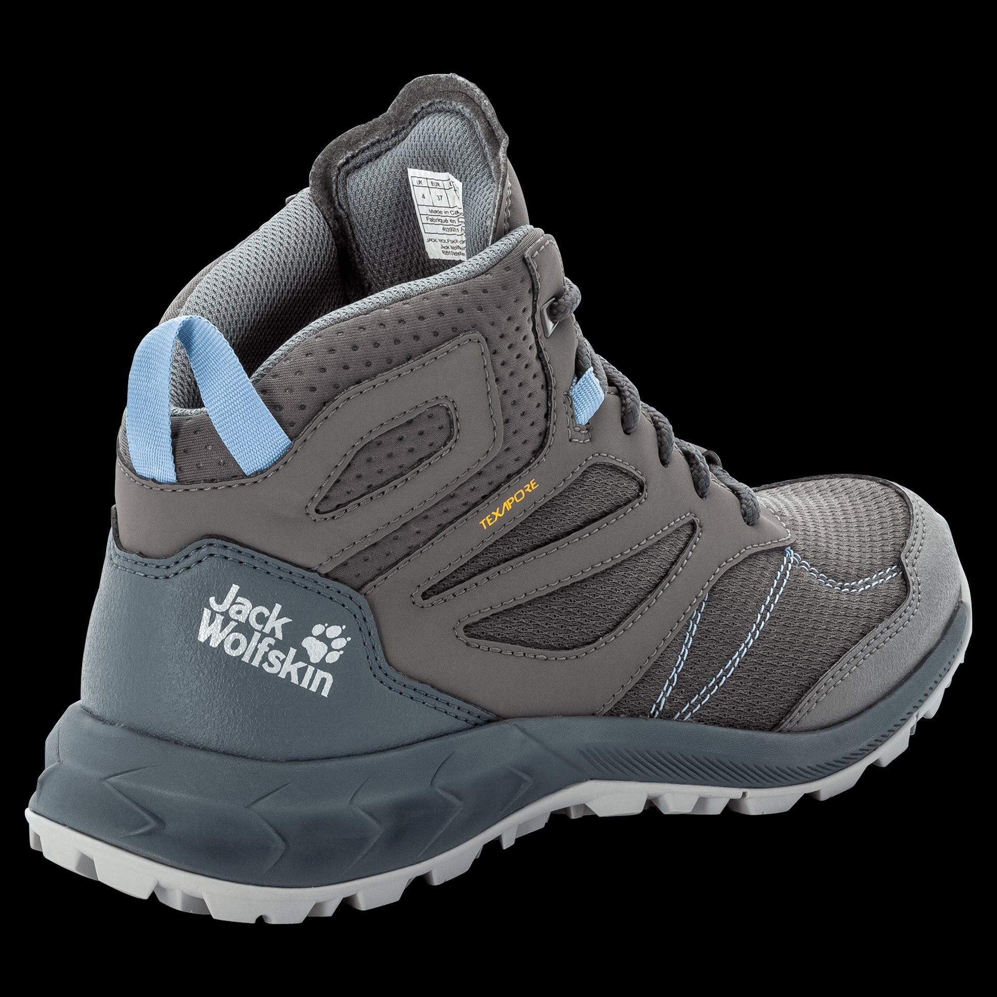 WOODLAND TEXAPORE MID W - grey / light blue - 6