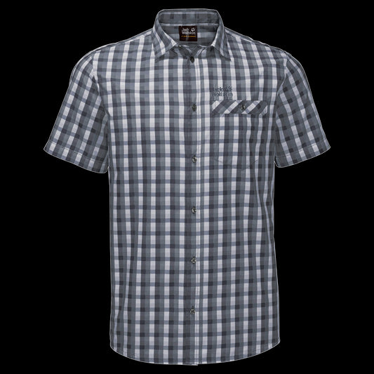 NAPO RIVER SHIRT - pebble grey checks - XXL