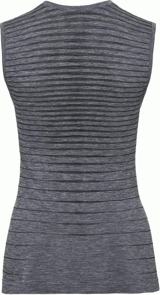 Slim Crew Neck Singlet - grey melange - S