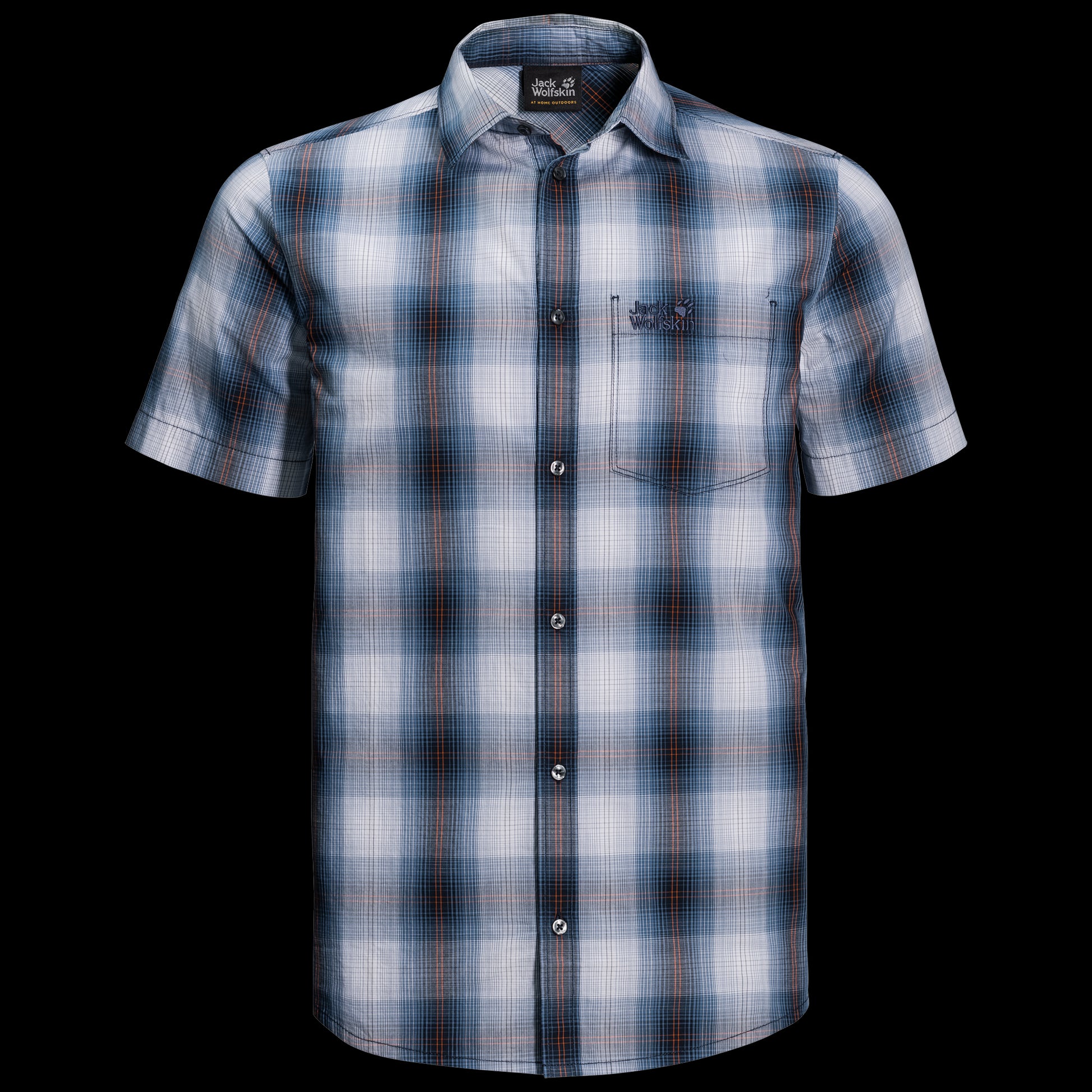 HOT CHILI SHIRT M - night blue checks - M