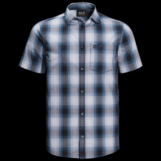 HOT CHILI SHIRT M - night blue checks - M