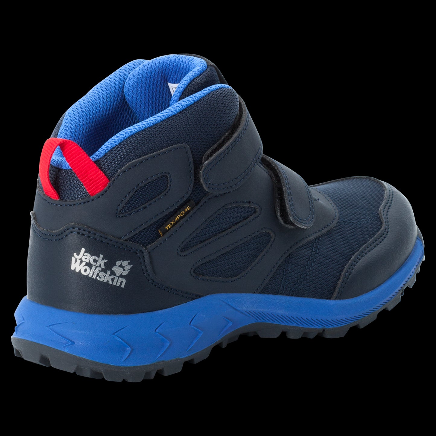 WOODLAND TEXAPORE MID VC K - dark blue / red - 35
