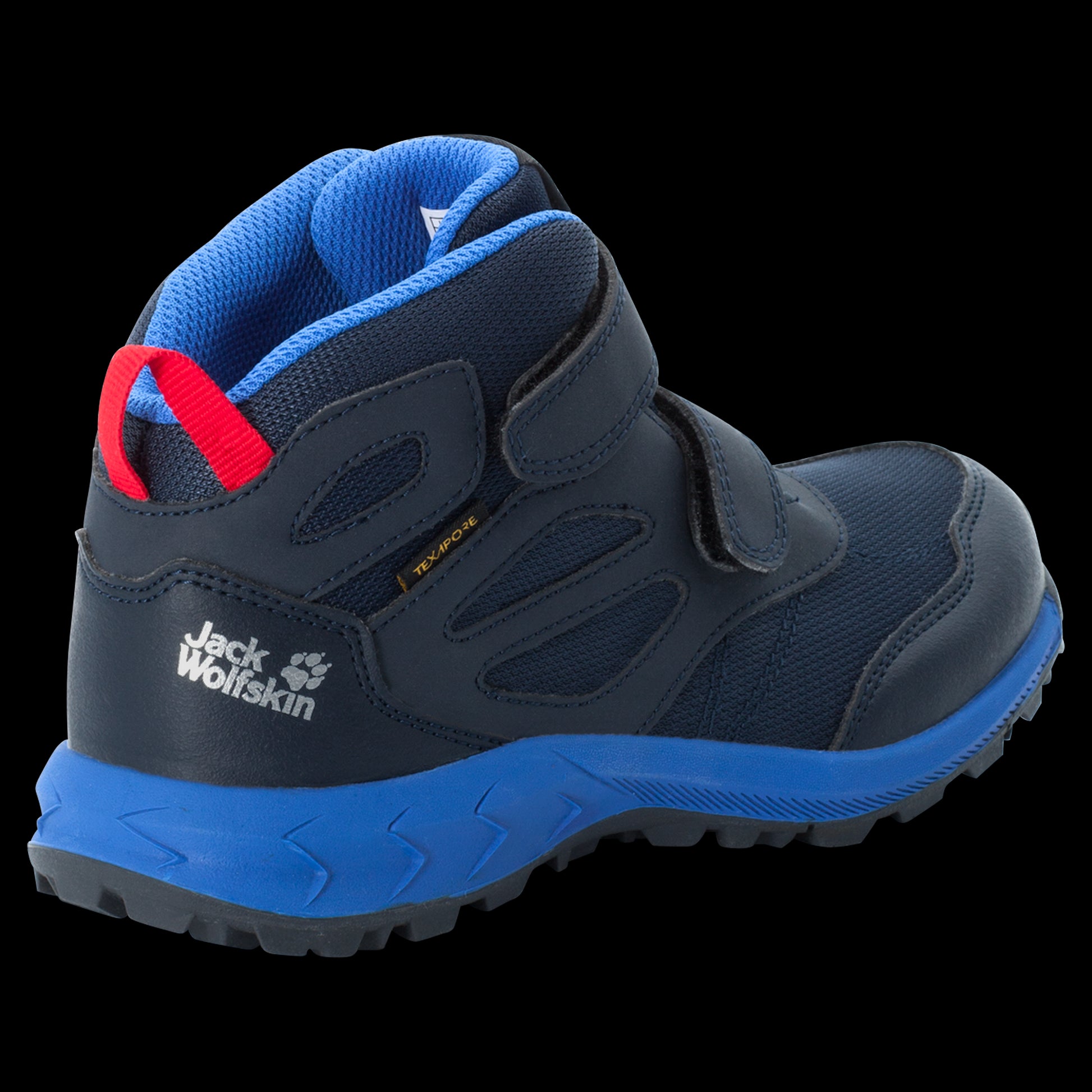 WOODLAND TEXAPORE MID VC K - dark blue / red - 35