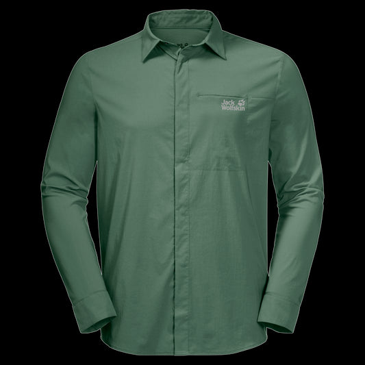JWP LS SHIRT M - sage - M