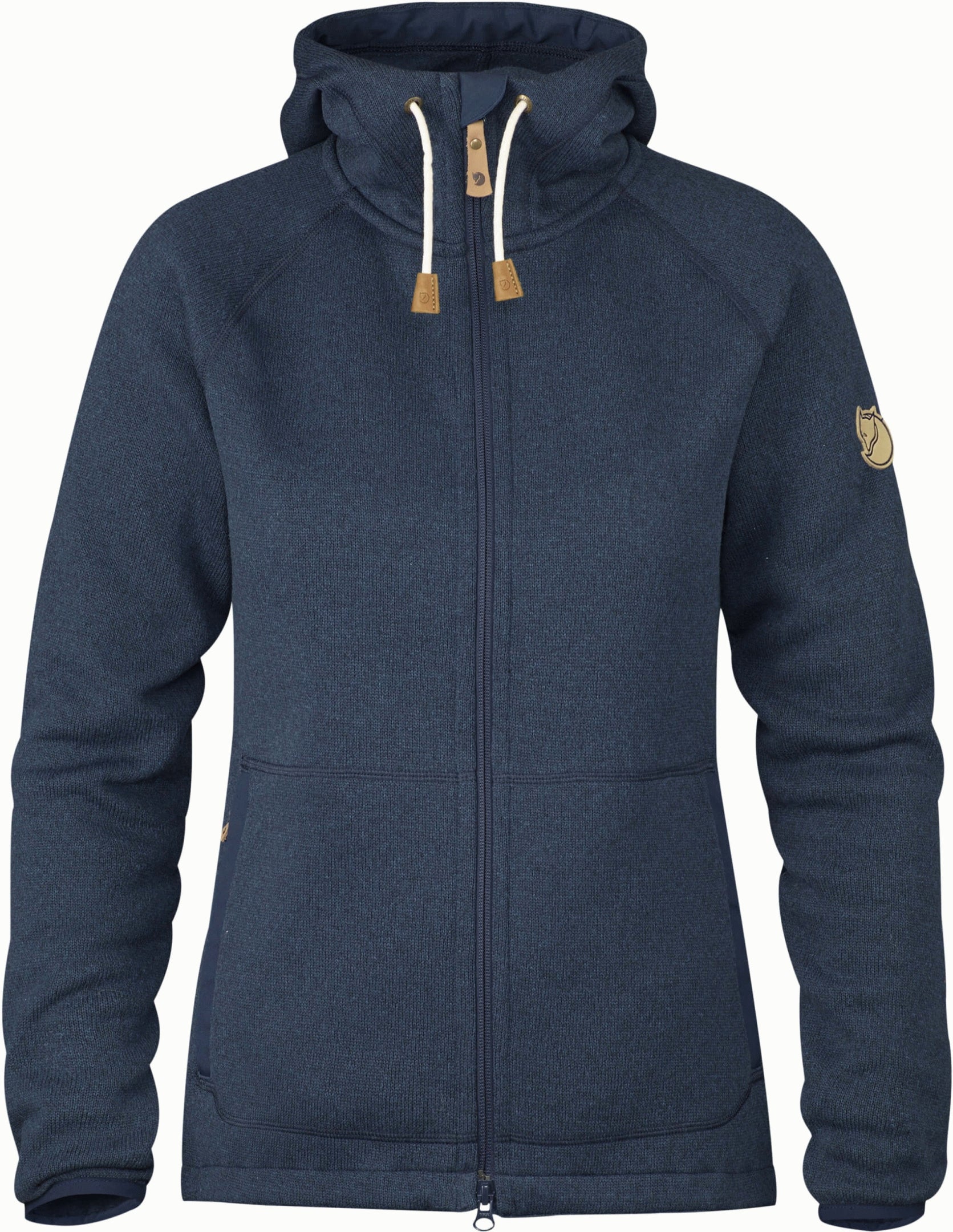 Övik Fleece Hoodie W - Navy - XS