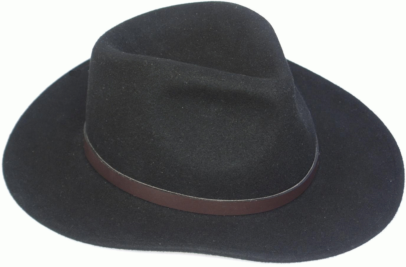 Hut Crushable Wolle - Black - L